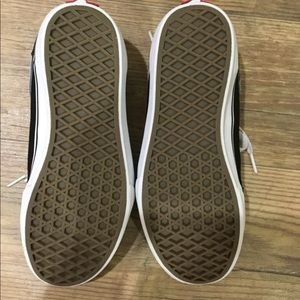 Black old school vans(low rise)